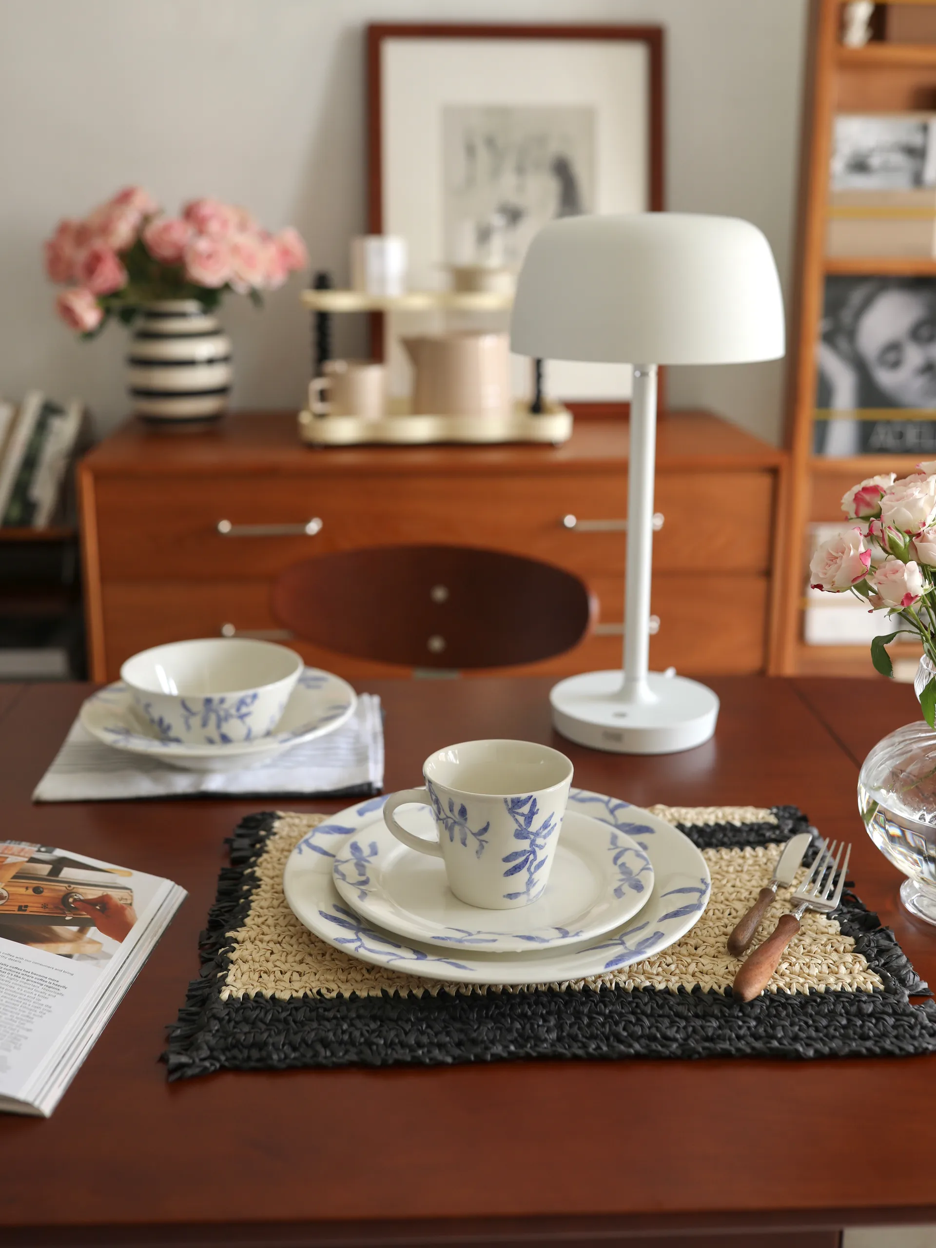 Halo系列 蘑菇台灯 45.5cm, 白色 Scandi Living