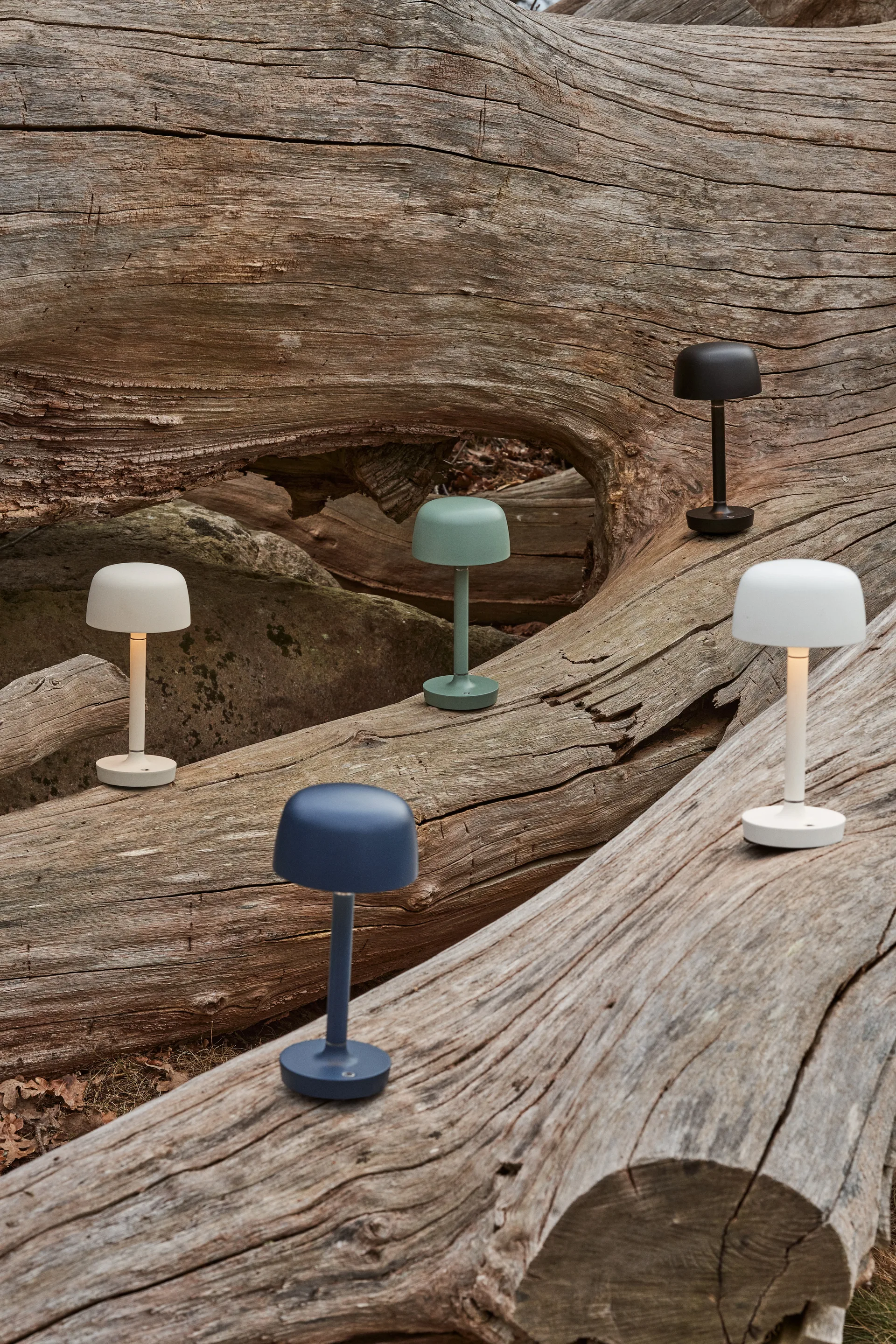 Halo便携式台灯25,5cm, 蓝色 Scandi Living