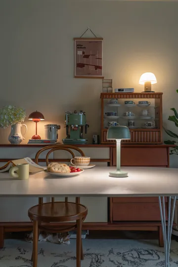 Halo便携式台灯25,5cm - 绿色 - Scandi Living