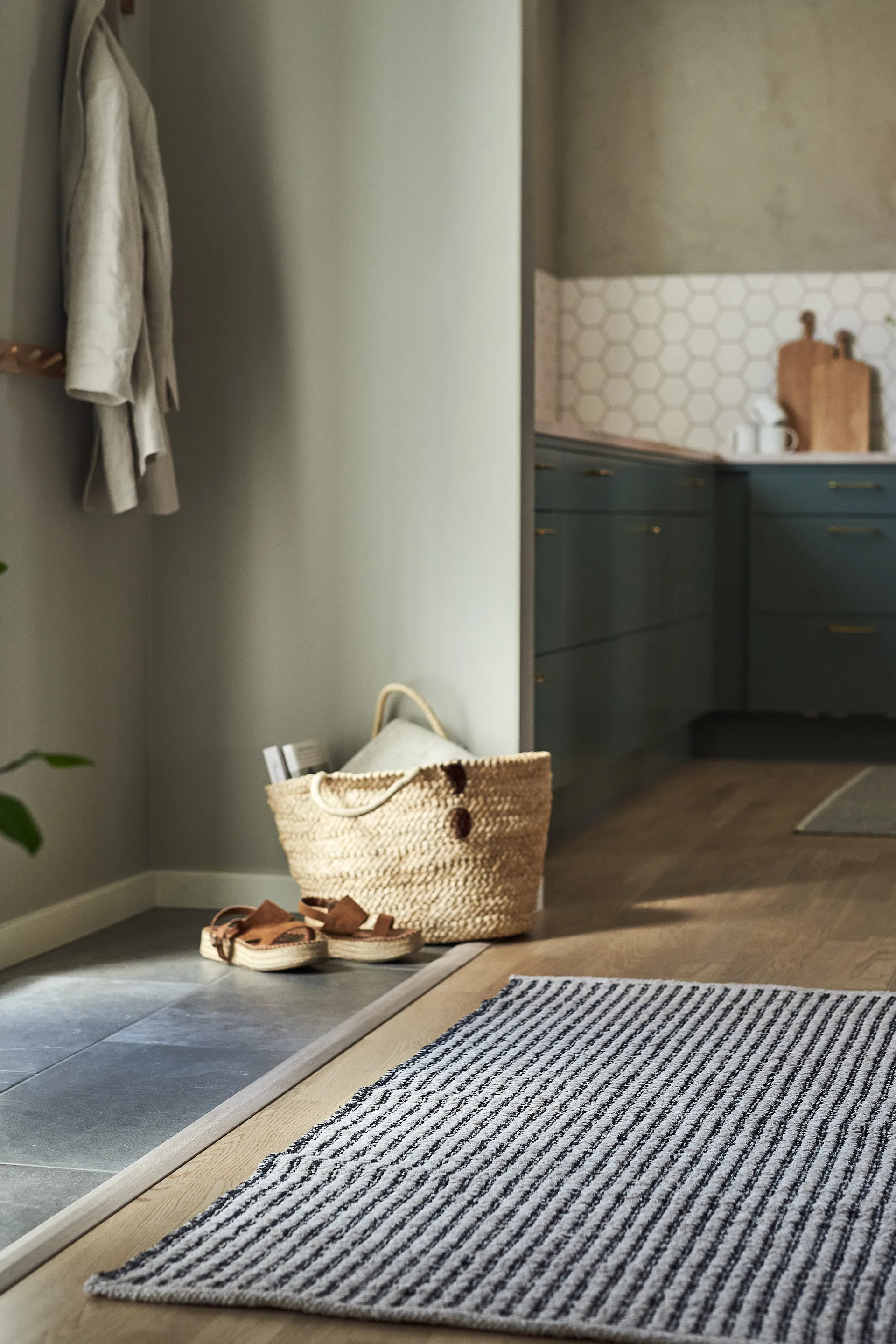 Harvest 地毯 beige-black, 70x250cm Scandi Living