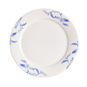 海蓝草 Havspil  北欧设计瓷器套装 21cm 平盘四件套装 - 蓝色-白色 - Scandi Living