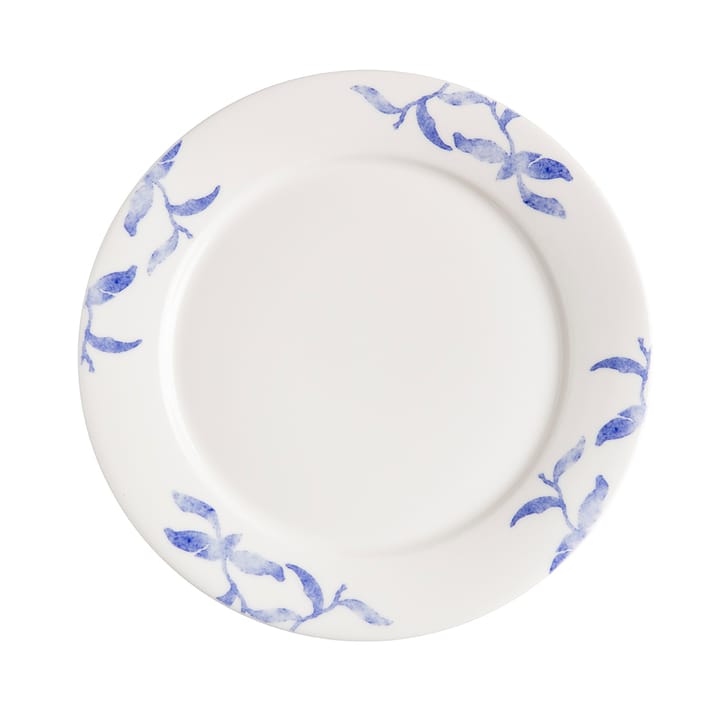 海蓝草 Havspil  北欧设计瓷器套装 21cm 平盘四件套装, 蓝色-白色 Scandi Living