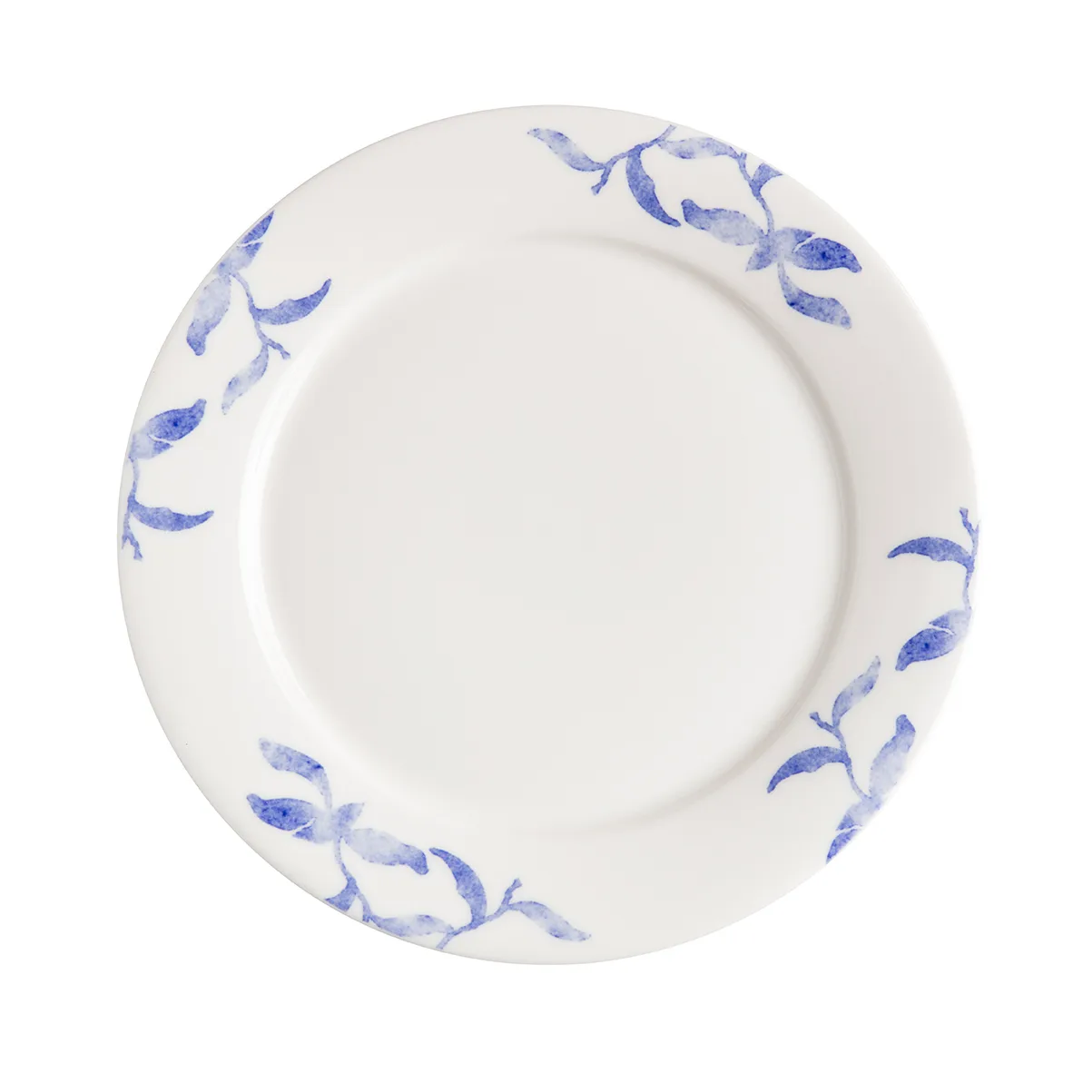 海蓝草 Havspil  北欧设计瓷器套装 21cm 平盘四件套装, 蓝白色 Scandi Living