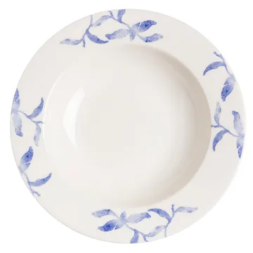 海蓝草 Havspil  北欧设计瓷器套装 23cm 深盘四件套装 - 蓝白色 - Scandi Living