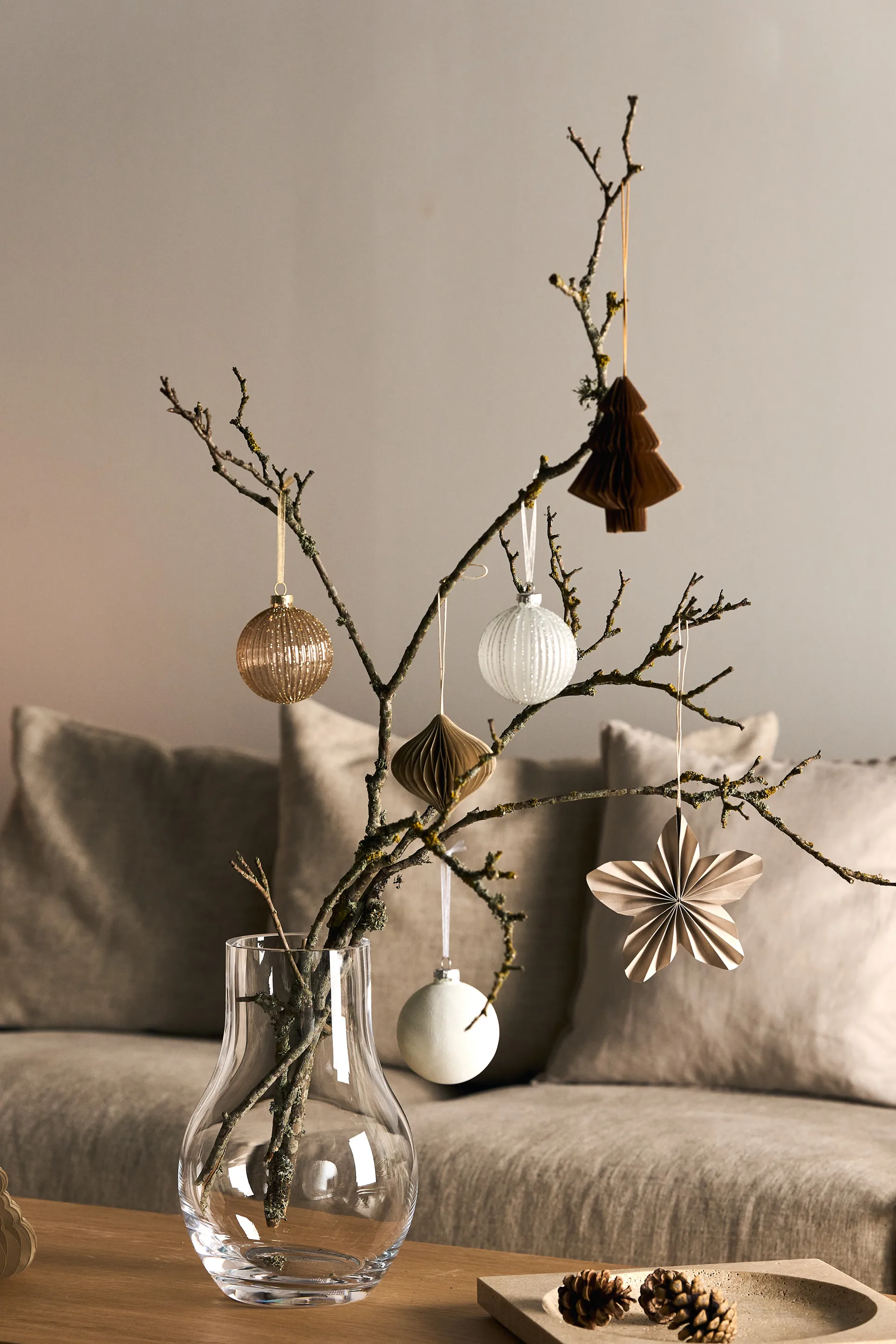 Holiday baubles 六件套装, 白色 Scandi Living