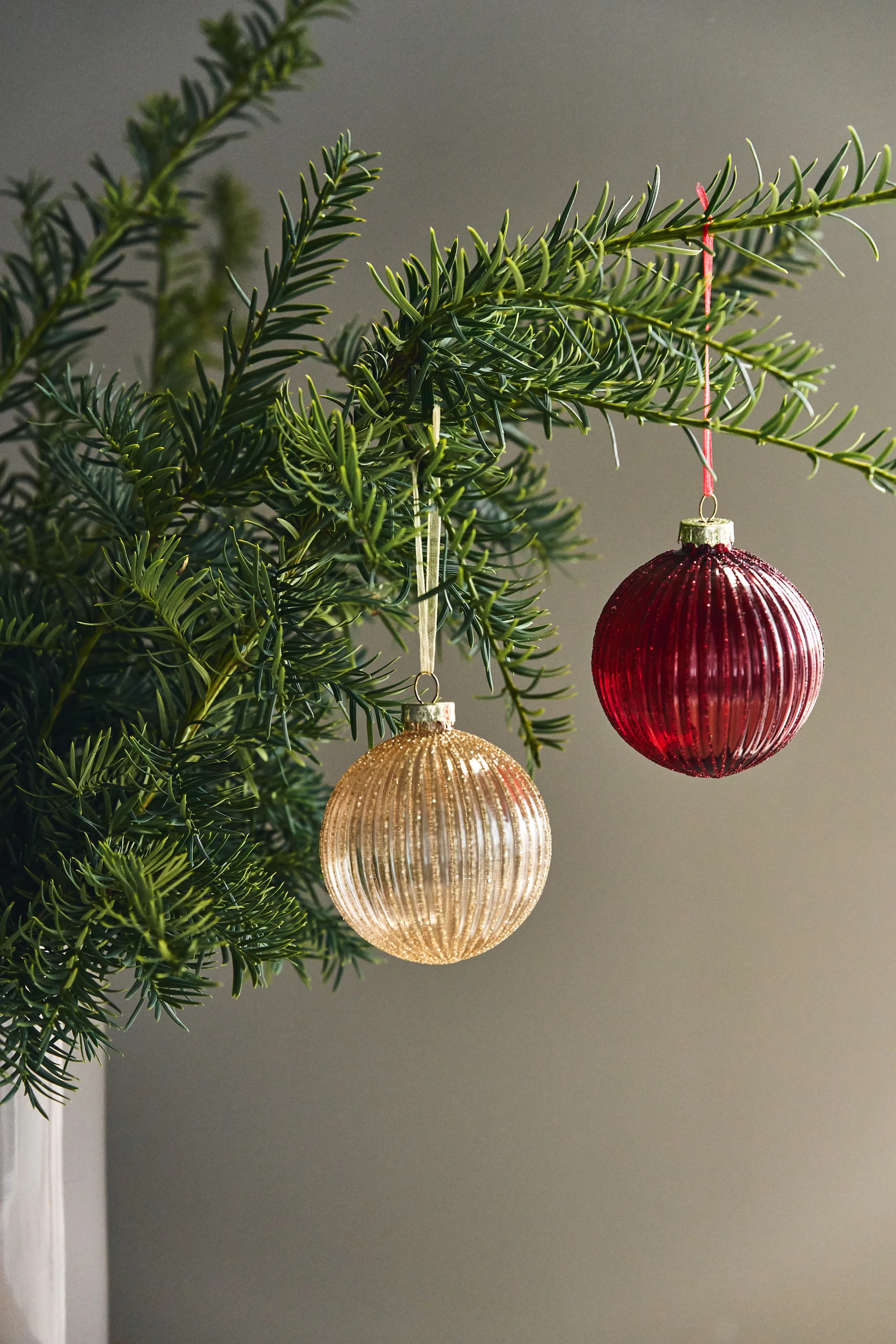 Holiday baubles 六件套装, 红色 Scandi Living