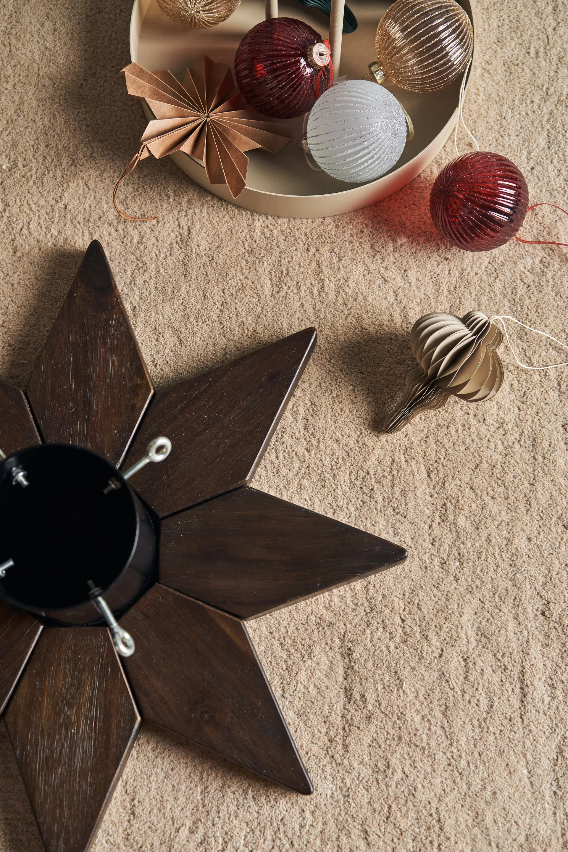 Holiday baubles 六件套装, 红色 Scandi Living