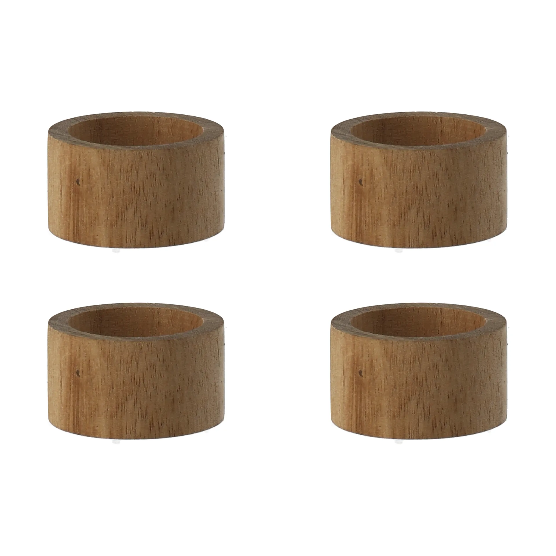 Hollow餐巾环 Ø5cm 4件装, 相思木 Scandi Living