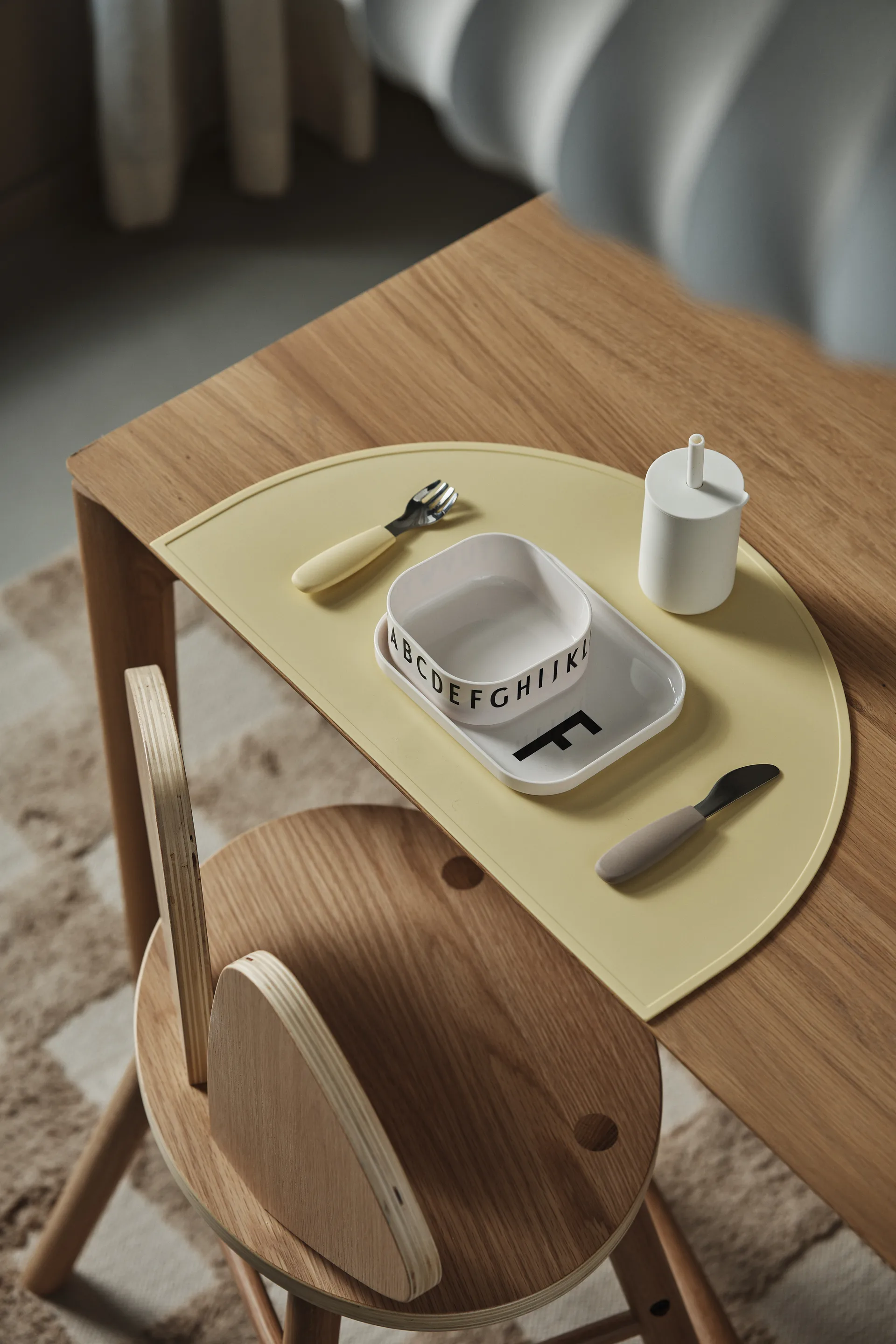 Idun好好喝水系列 马克杯 含硅基吸管 120ml, 香草白 Scandi Living