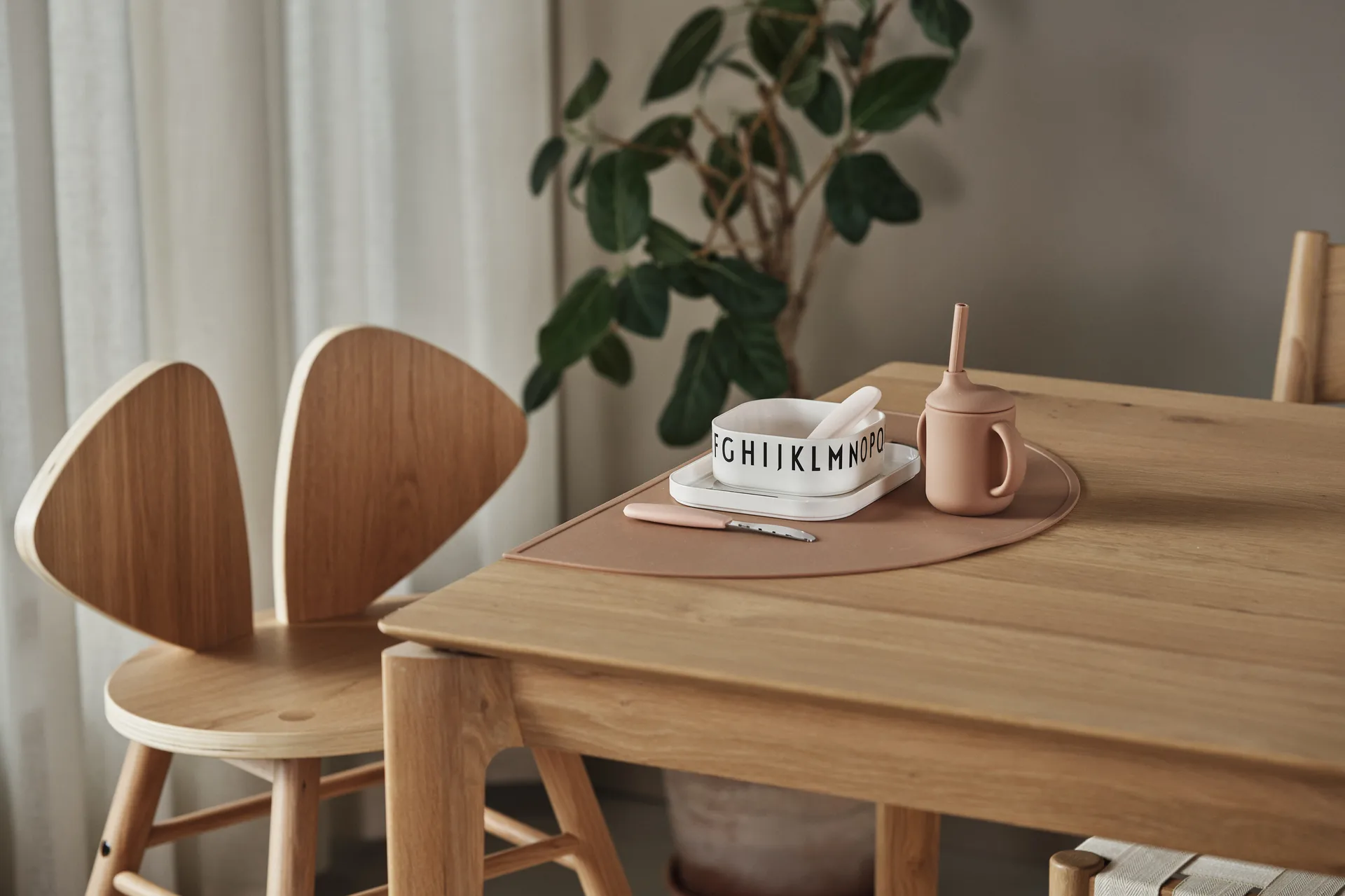 Idun好好喝水系列 马克杯 含硅基吸管 120ml, 榛子红 Scandi Living