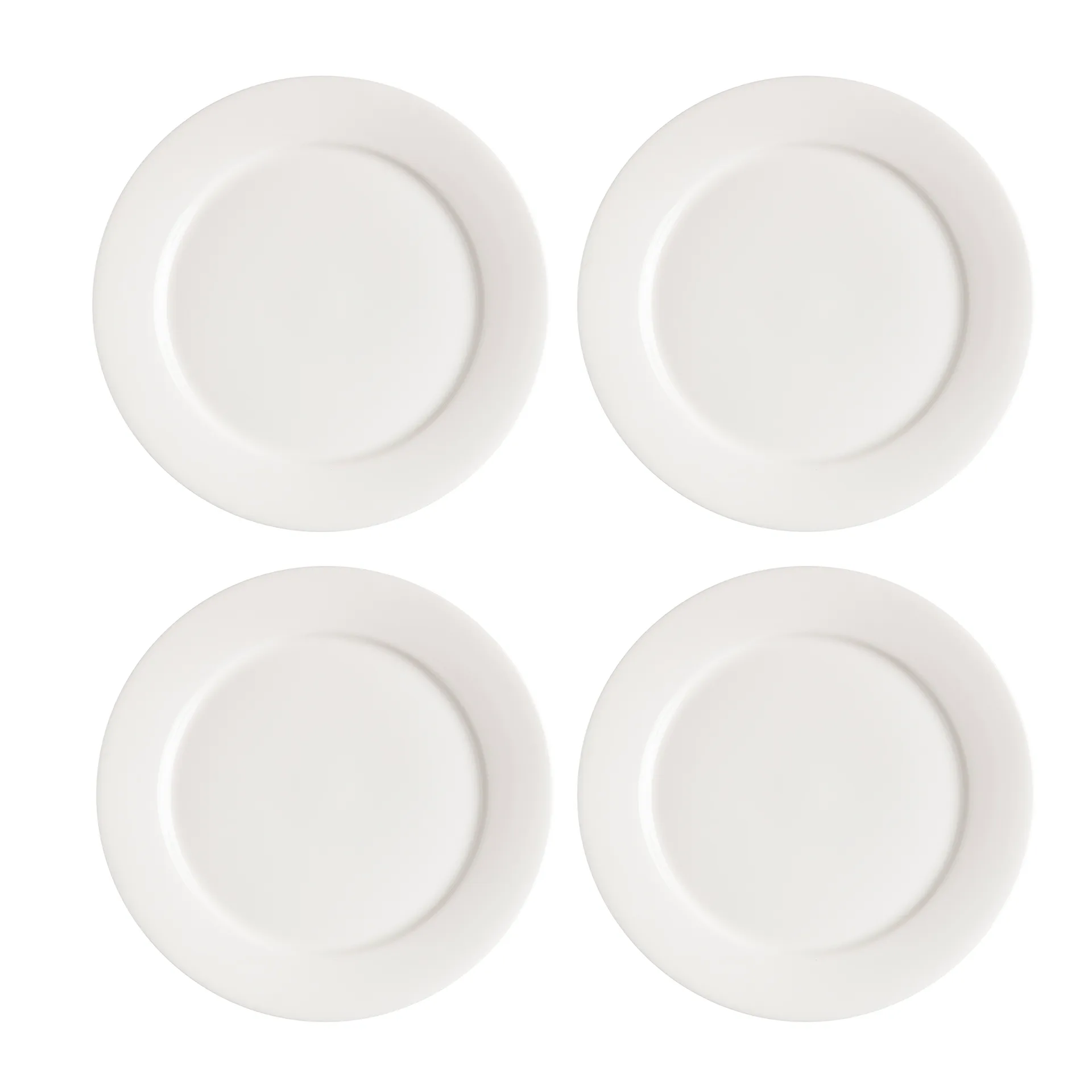 Kalk 边盘21cm 4只装, 白色 Scandi Living