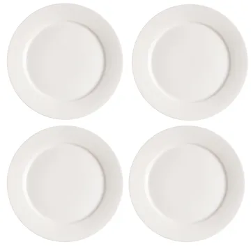 Kalk 盘28cm 4只装 - 白色 - Scandi Living