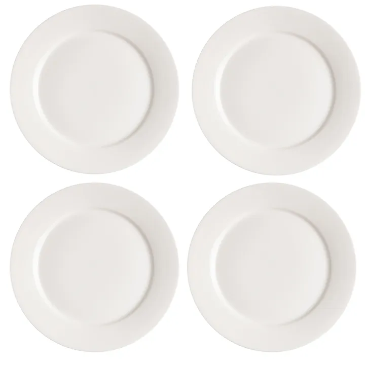 Kalk 盘28cm 4只装 - 白色 - Scandi Living