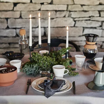 Kalk 盘28cm 4只装 - 白色 - Scandi Living