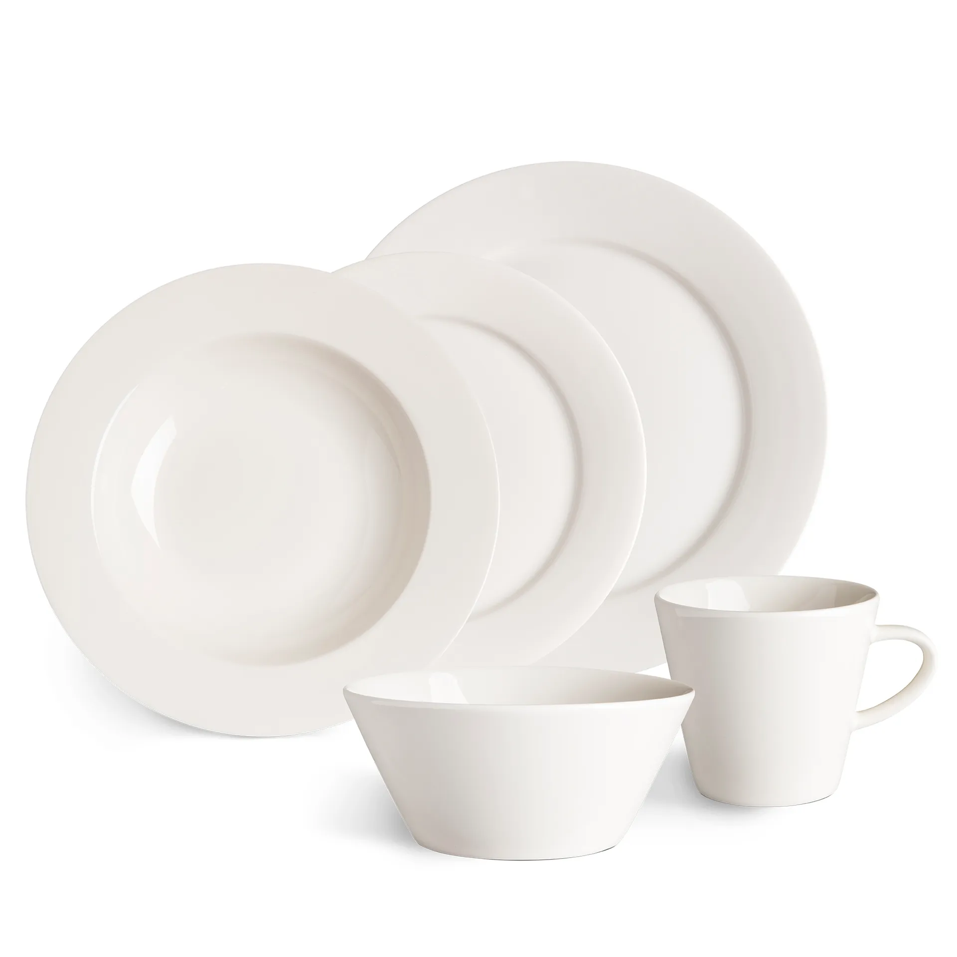 Kalk 碗 60ml 四支装, 白色 Scandi Living
