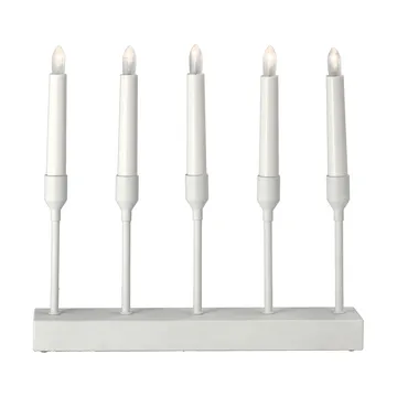 Kindle 便携将临节蜡烛台30cm - 白色 - Scandi Living