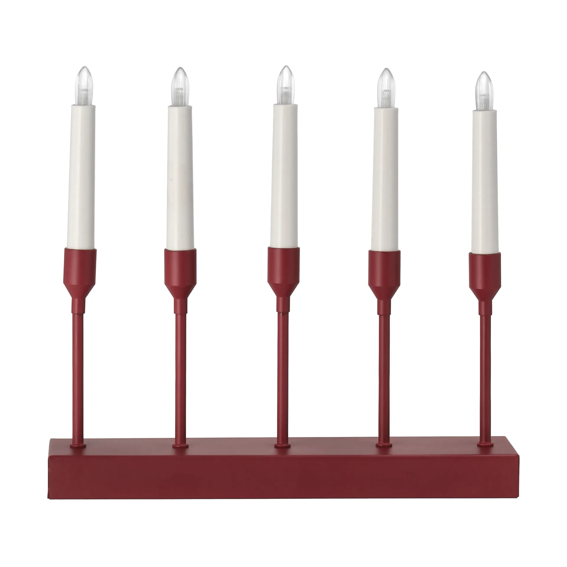 Kindle 便携 advent 烛台 30 cm, 深红 Scandi Living