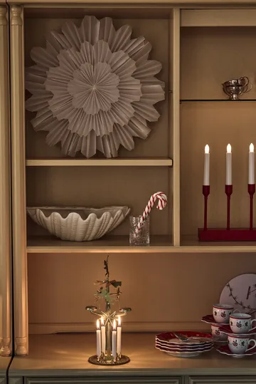 Kindle 便携 advent 烛台 30 cm - 深红 - Scandi Living