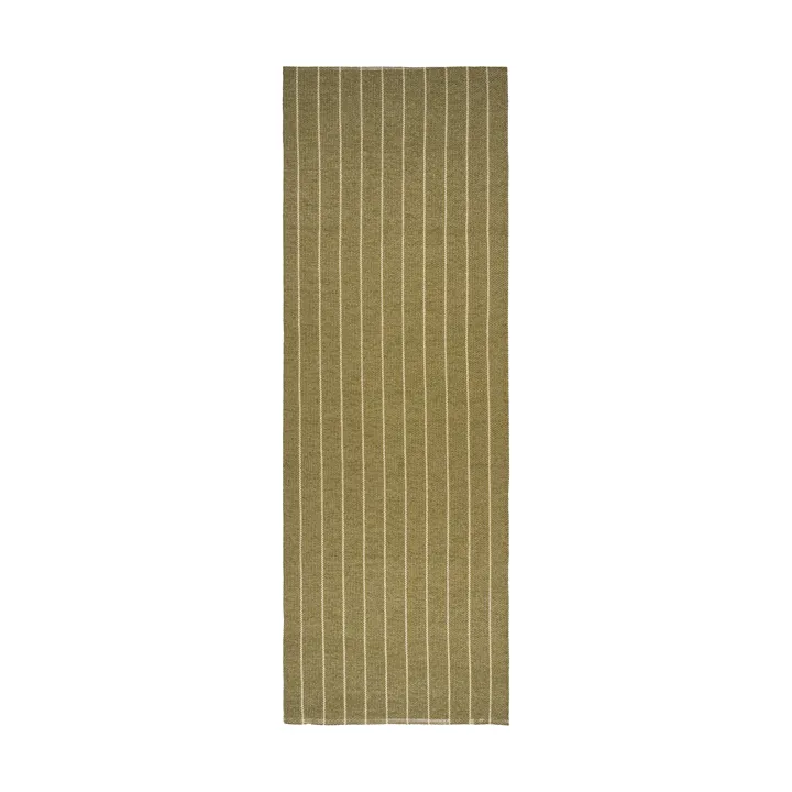 Lane 瑞典制双面耐用走廊地毯 - 橄榄绿_70x200cm - Scandi Living