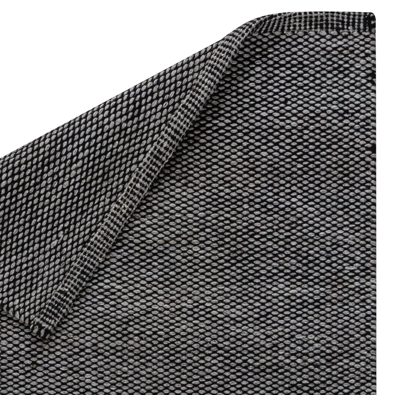 Lea 羊毛地毯 black, 80x240cm Scandi Living