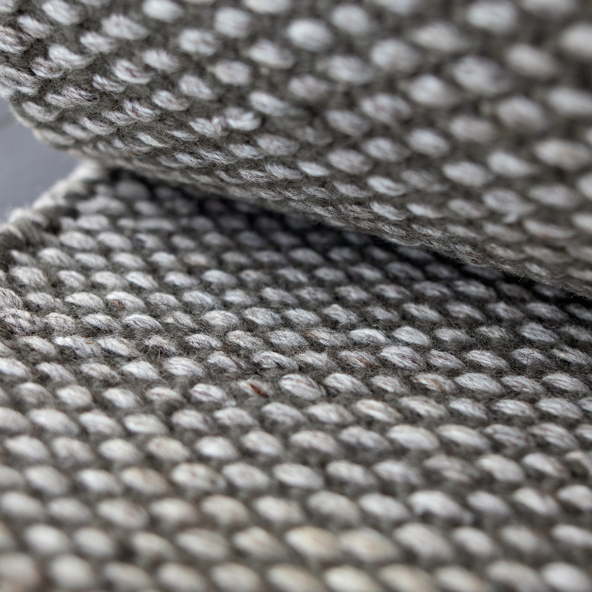 Lea 羊毛地毯 nature grey, 80x240 cm Scandi Living