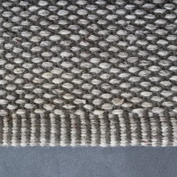 Lea 羊毛地毯 nature grey - 80x240cm - Scandi Living