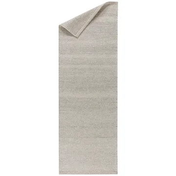Lea 羊毛地毯 nature white - 80x240cm - Scandi Living