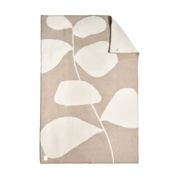 Leaf 花叶系列 羊毛毯 130x180 cm - 鼹鼠棕 - Scandi Living