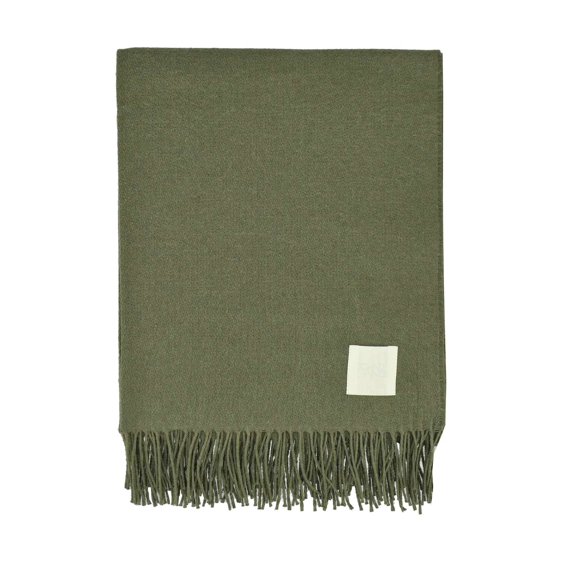 Loom 北欧针织再生棉盖毯125x170cm, 卡其色 Scandi Living