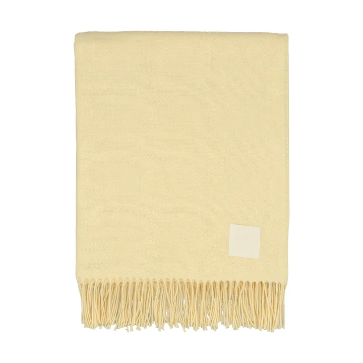Loom 北欧针织再生棉盖毯125x170cm - 奶油黄 - Scandi Living
