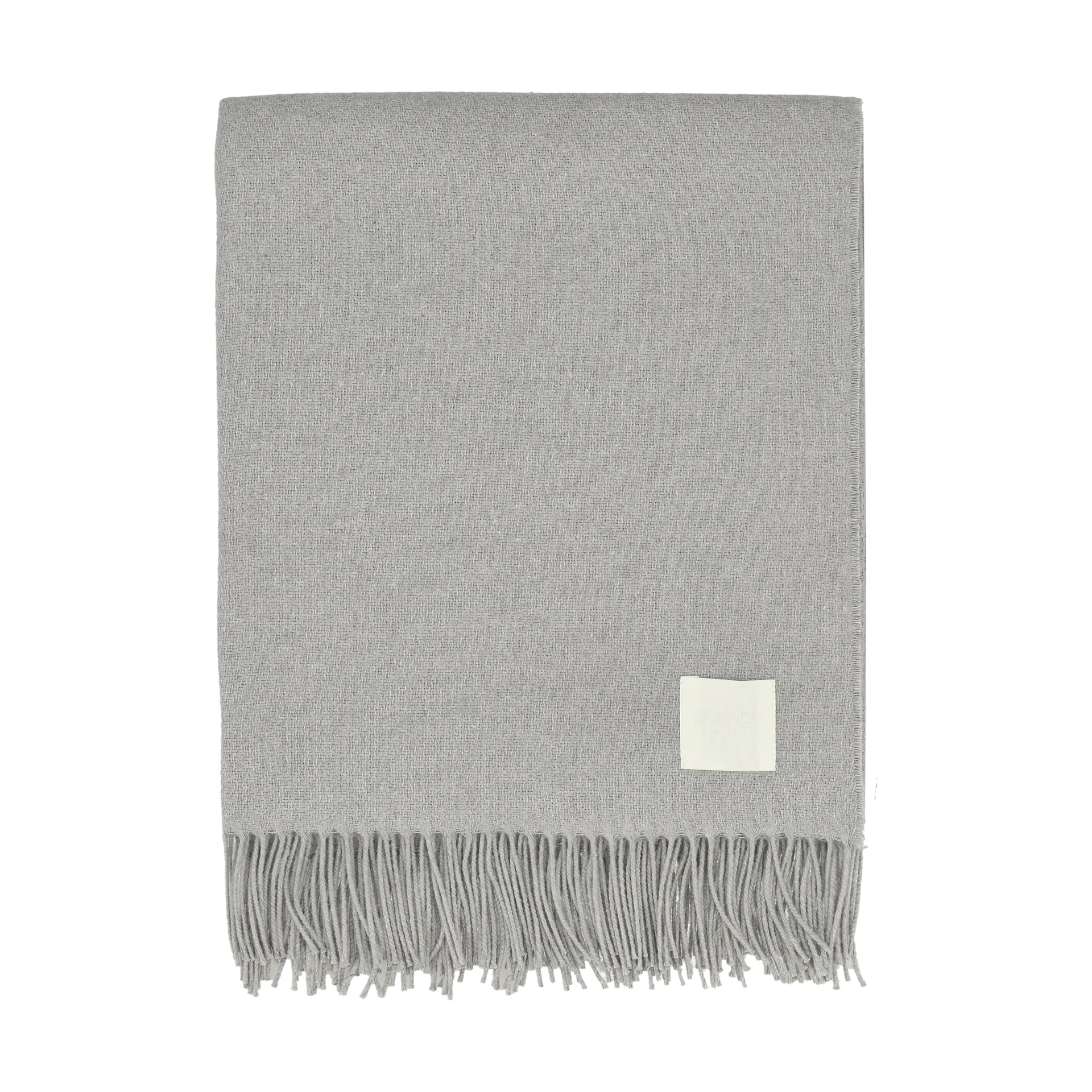 Loom 北欧针织再生棉盖毯125x170cm, 雾灰色 Scandi Living