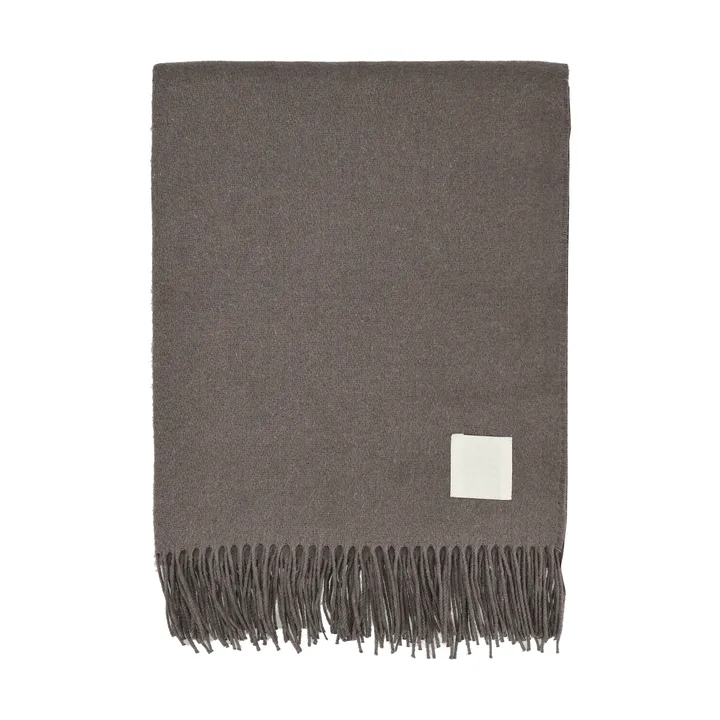 Loom 北欧针织再生棉盖毯125x170cm - 灰褐色 - Scandi Living