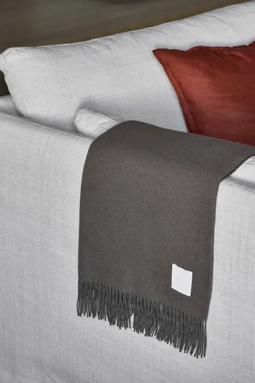 Loom 北欧针织再生棉盖毯125x170cm - 灰褐色 - Scandi Living
