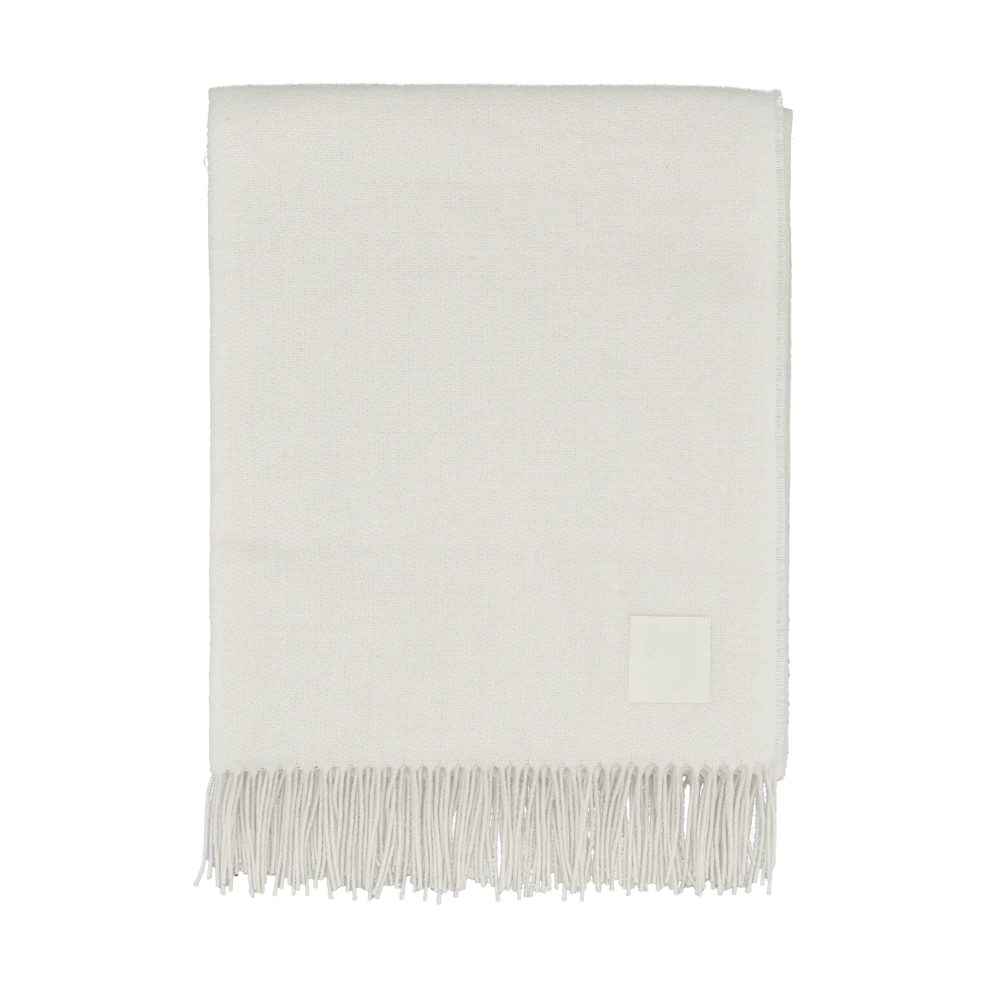 Loom 北欧针织再生棉盖毯125x170cm, 桦木白 Scandi Living