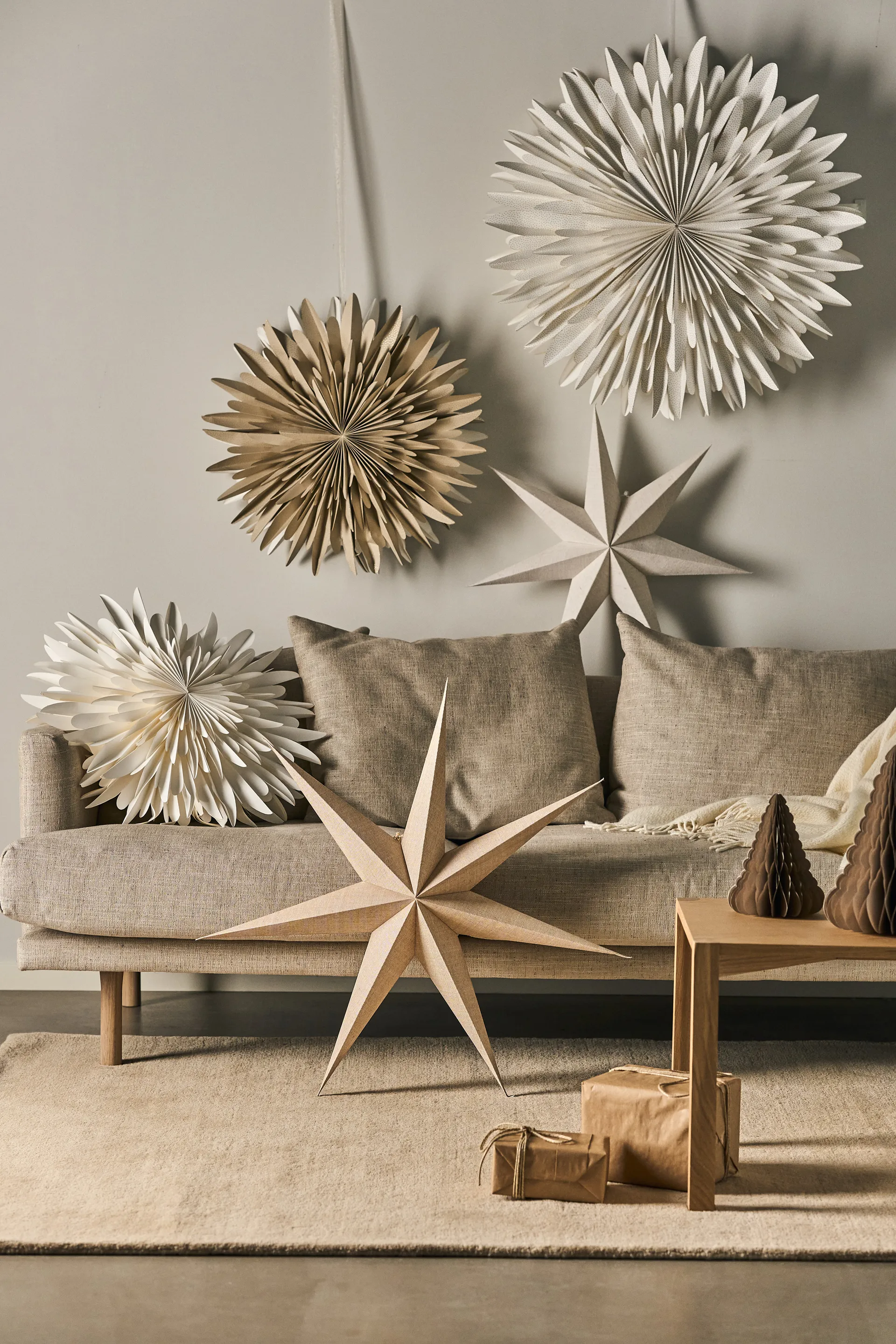 Luna advent star white, 60cm Scandi Living