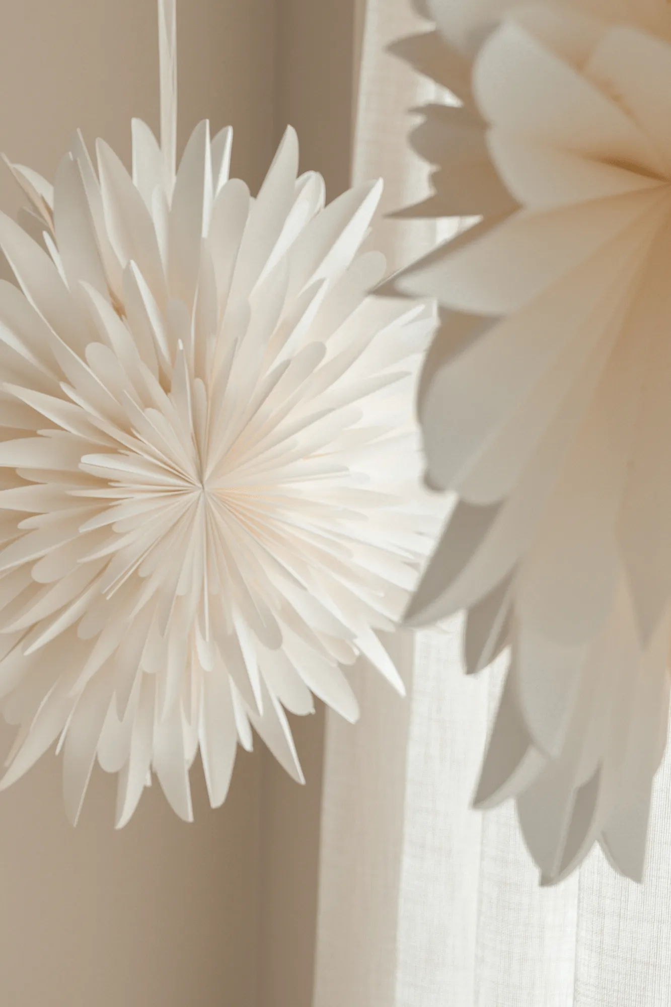 Luna advent star white, 60cm Scandi Living