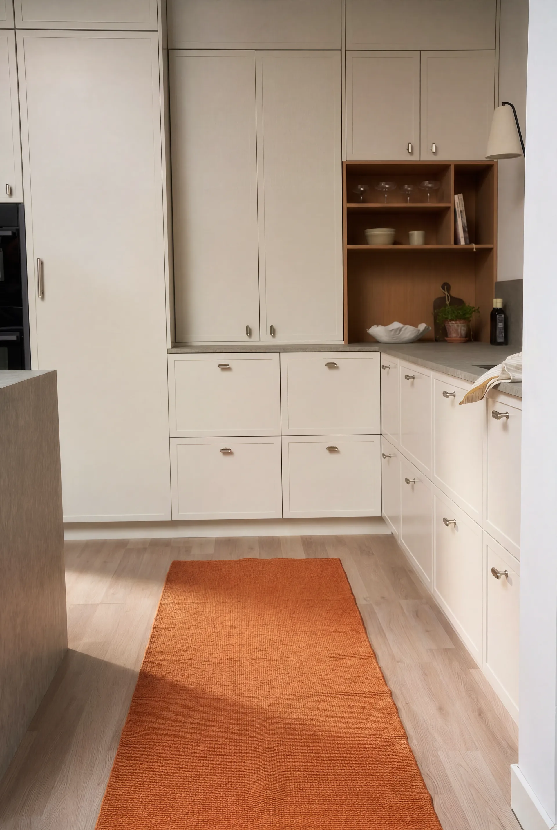 Mellow 瑞典制可持续双面走廊地毯, 铁锈红_70x250cm Scandi Living