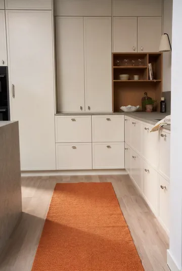 Mellow 瑞典制可持续双面走廊地毯 - 铁锈红_70x250cm - Scandi Living