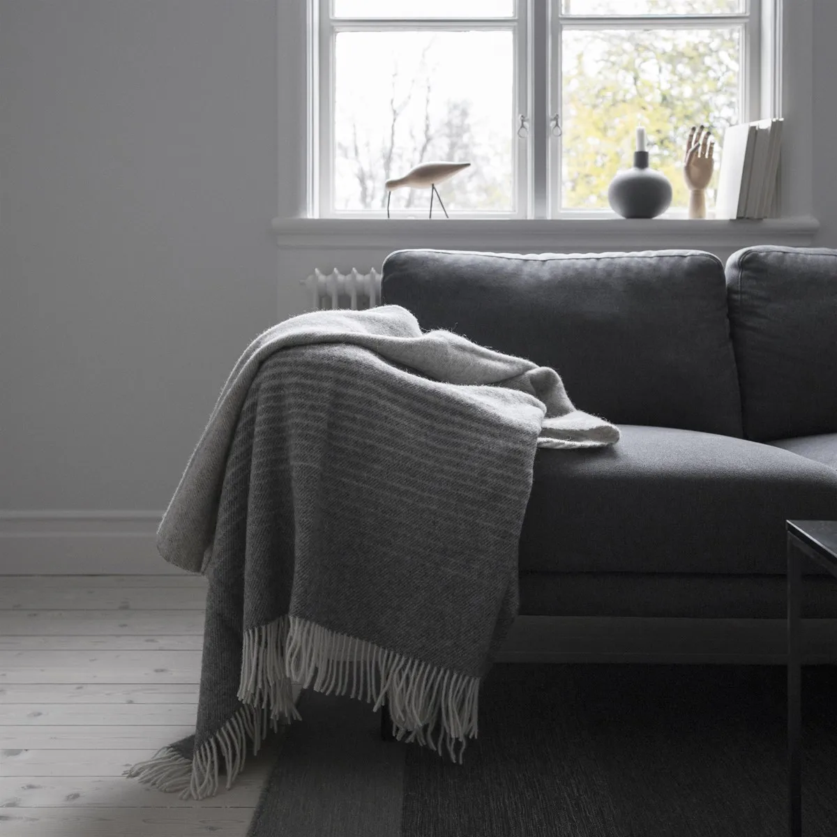 Mist 羊毛毯子, stone Scandi Living