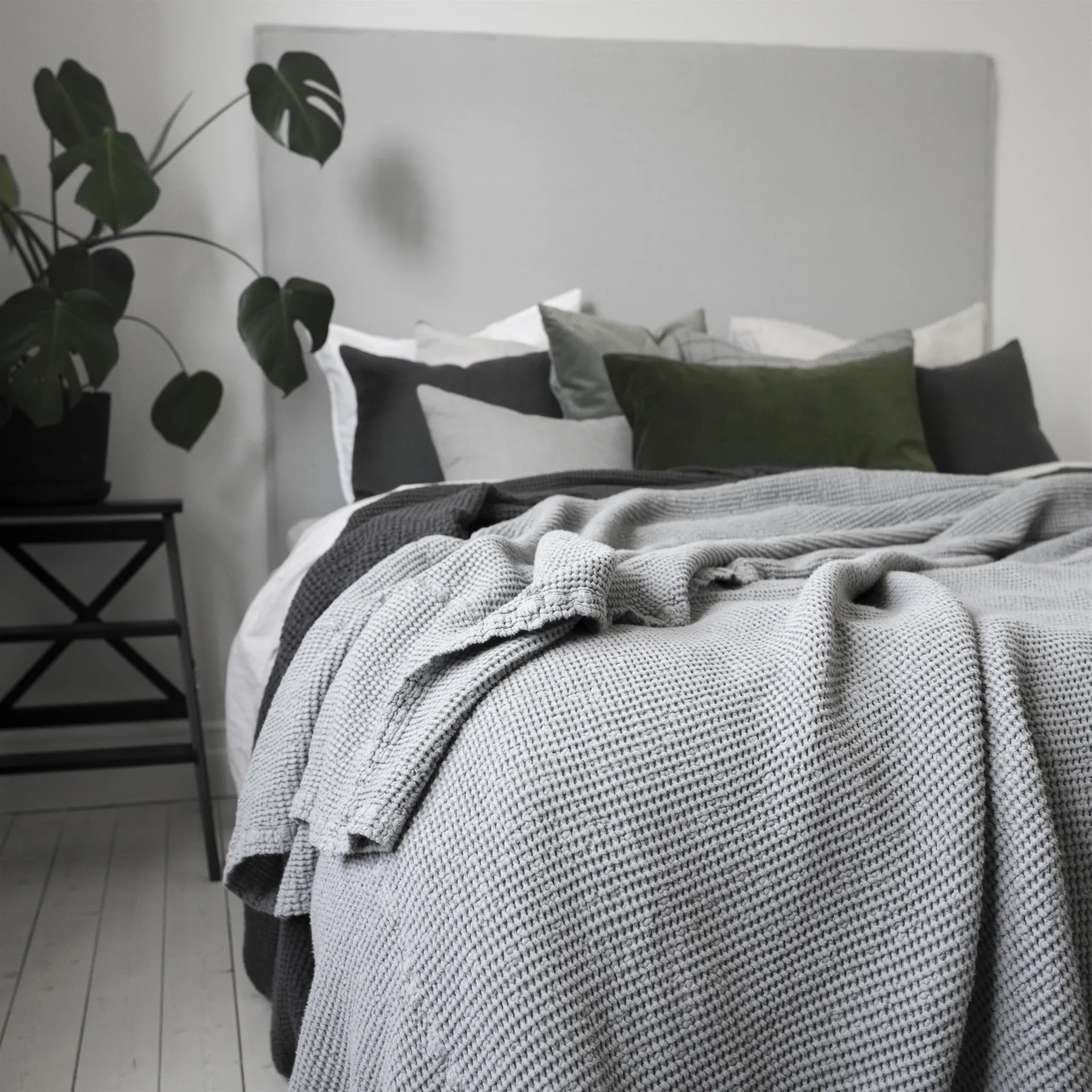 Moss  床罩 160x260 cm, 石灰色 Scandi Living