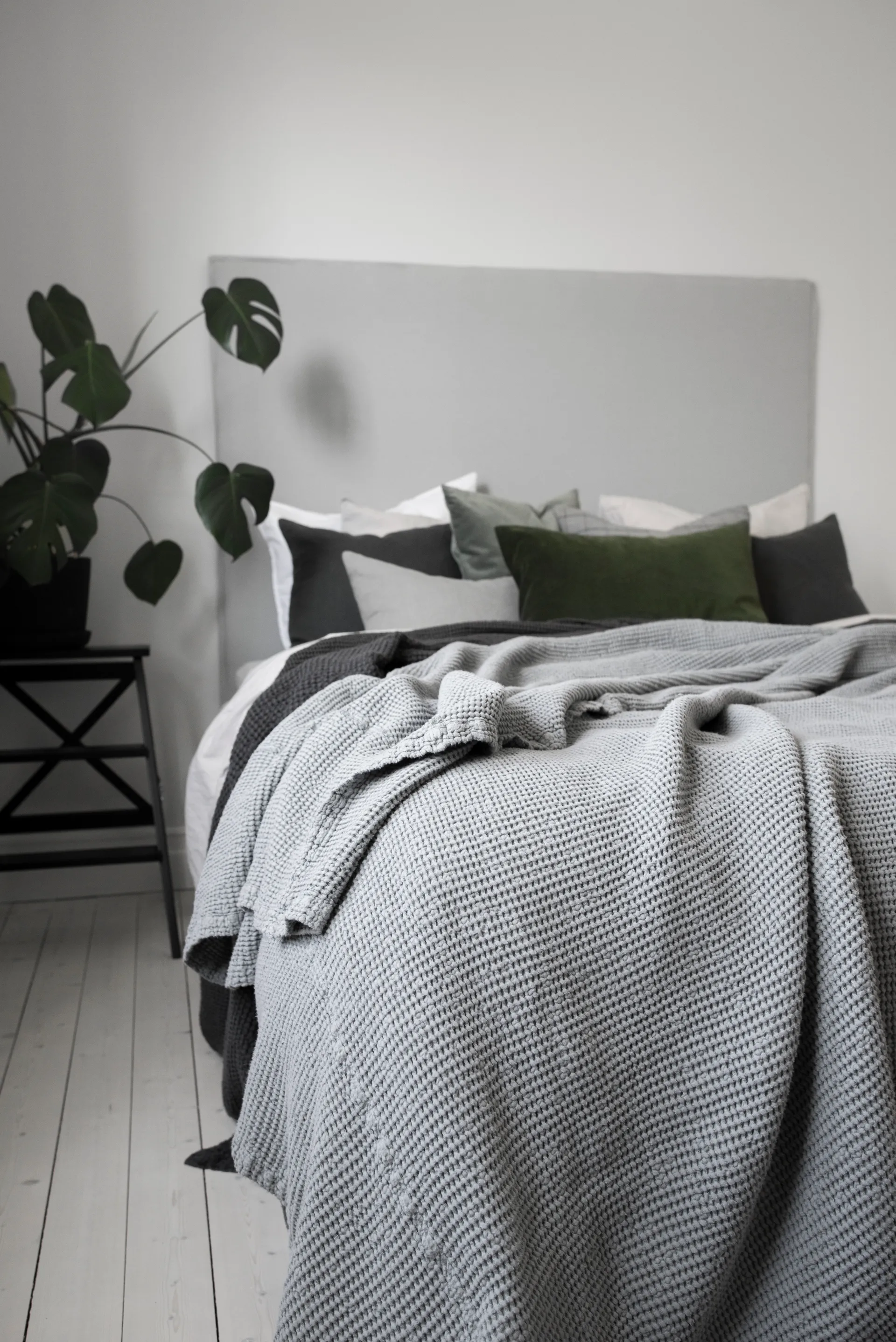 Moss  床罩 260x260 cm, 浅灰色 Scandi Living
