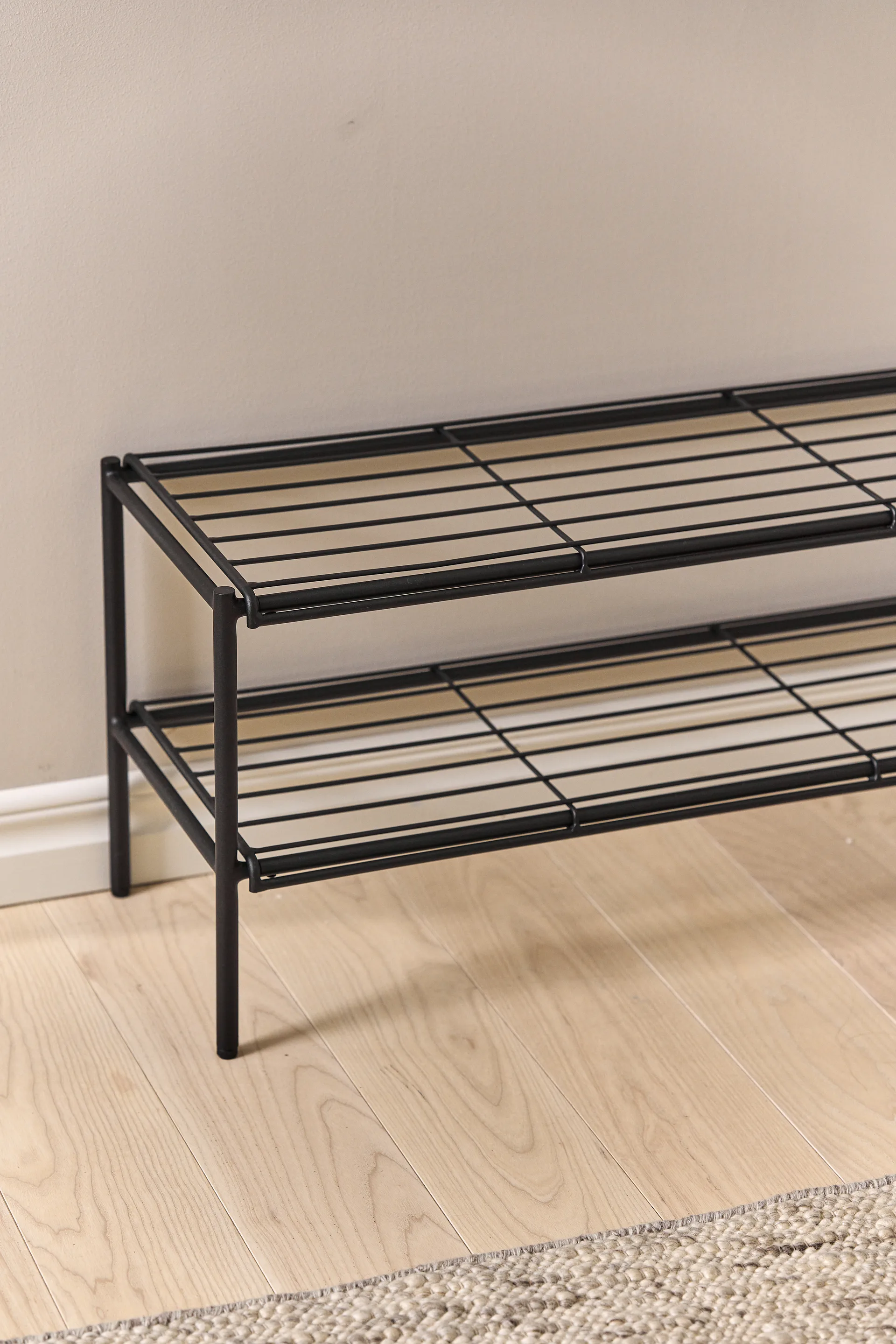 Nod shoe rack 80x30x37 cm, 黑色 Scandi Living