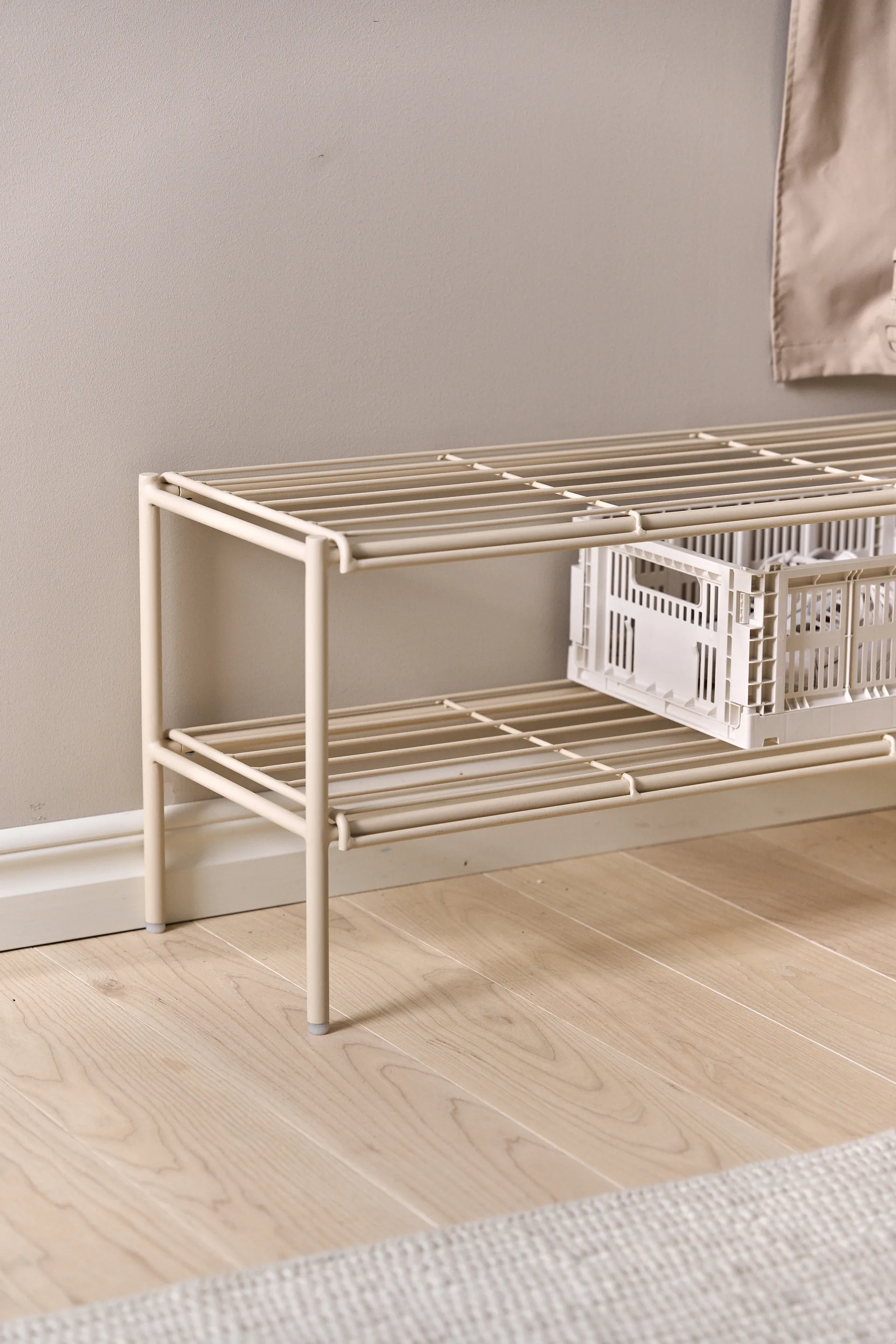 Nod shoe rack 80x30x37 cm, 米色 Scandi Living