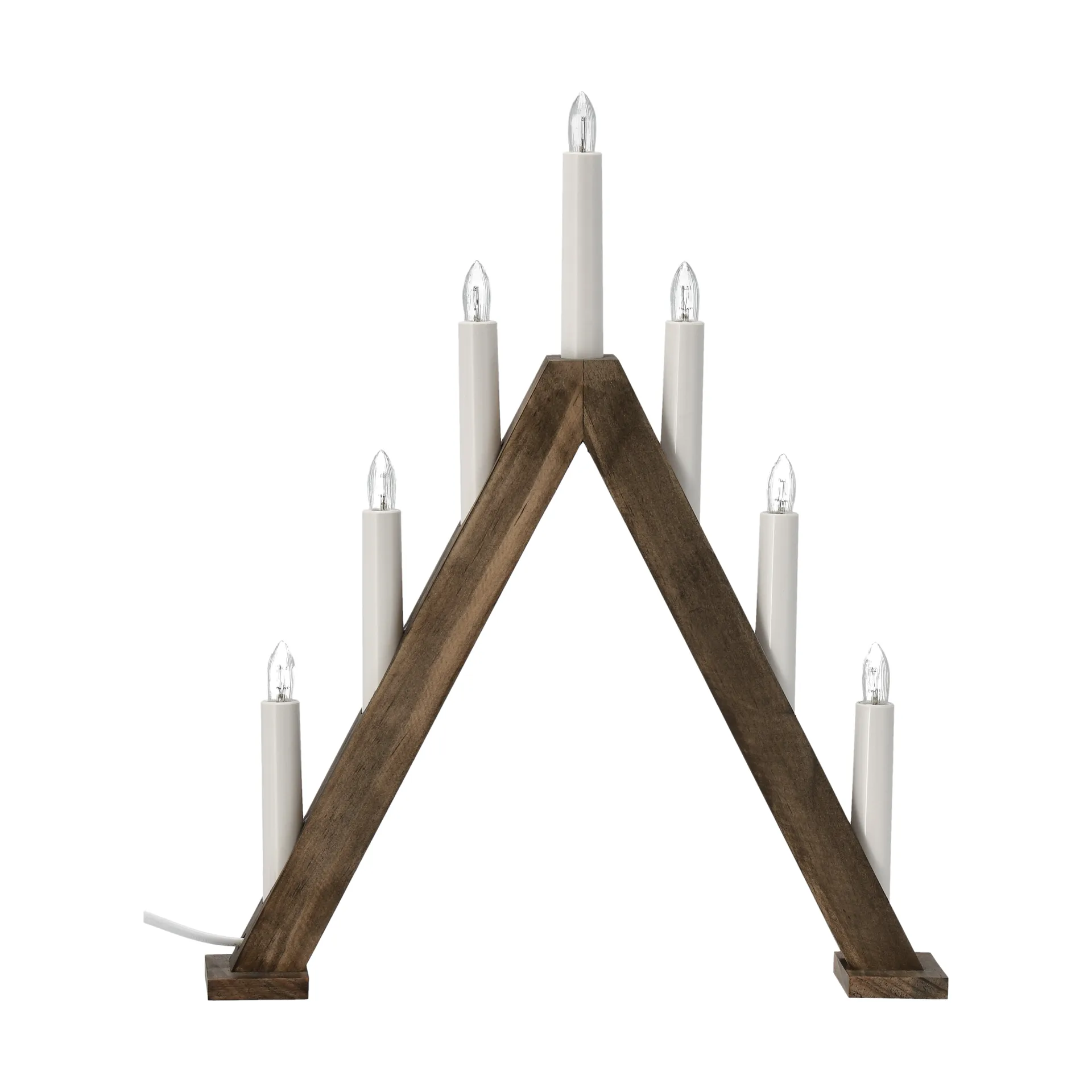 Nord advent 烛台 40 cm, Dark stained Scandi Living