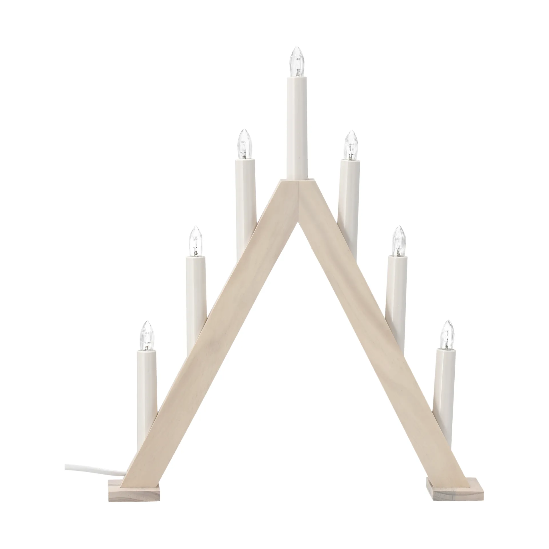 Nord advent 烛台 40 cm, 白色 stained Scandi Living
