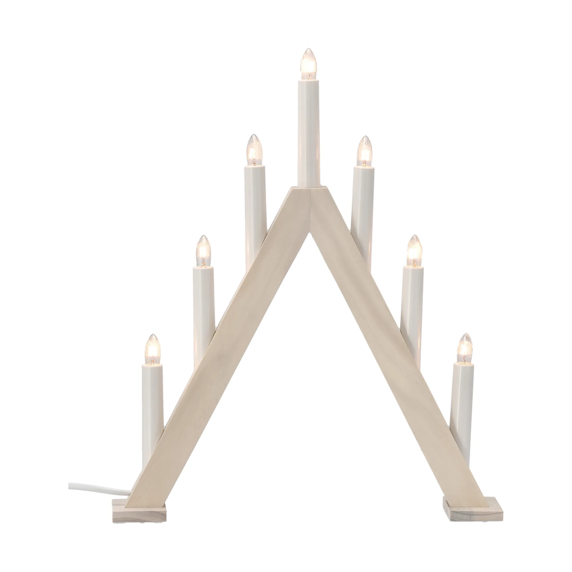Nord advent 烛台 40 cm, 白色 stained Scandi Living