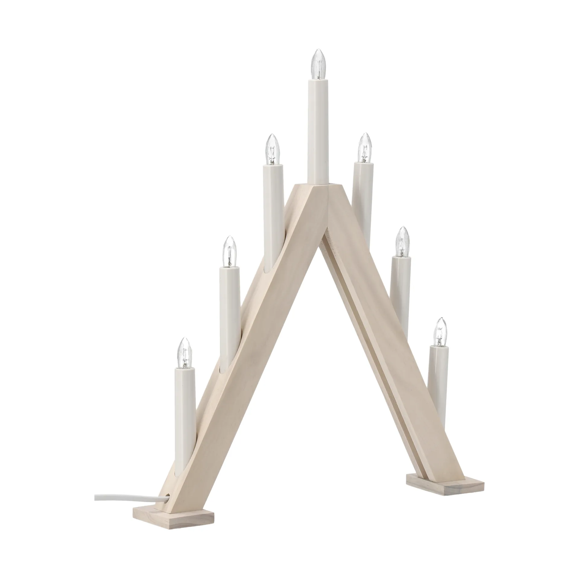 Nord advent 烛台 40 cm, 白色 stained Scandi Living