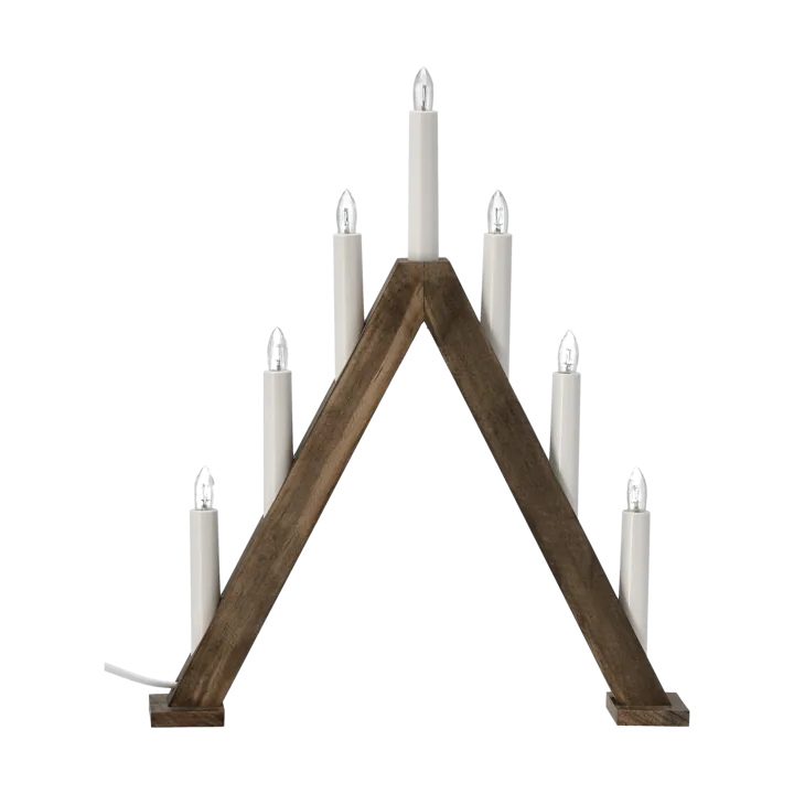 Nord advent 烛台 40 cm - 深色染色款 - Scandi Living