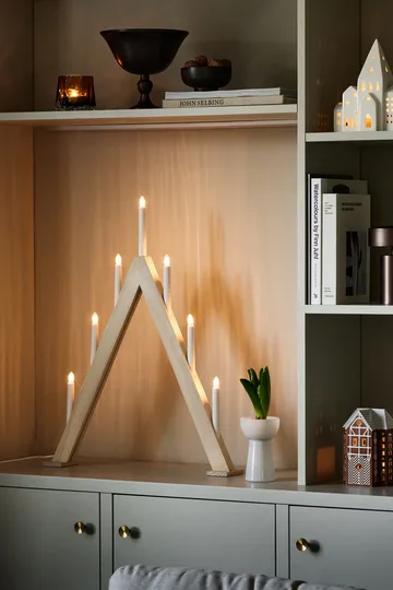 Nord advent candelabra 60 cm - 白色 stained - Scandi Living