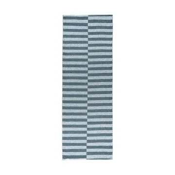 Path 瑞典制双面耐用走廊地毯 - 海洋蓝_70x150cm - Scandi Living